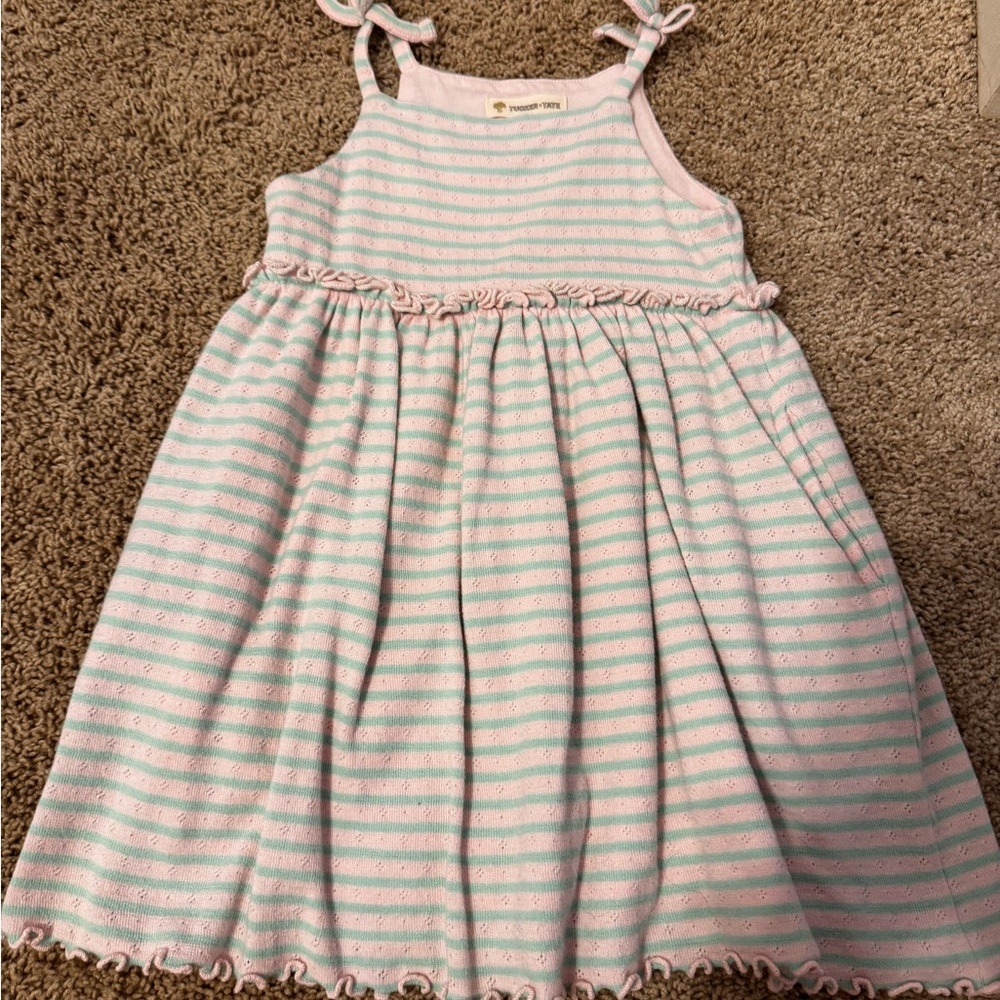 Tucker + Tate Pink and White Striped Dress